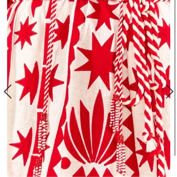 FarmRio tropical cutworm midi Dress RARE - Picture 3 of 7